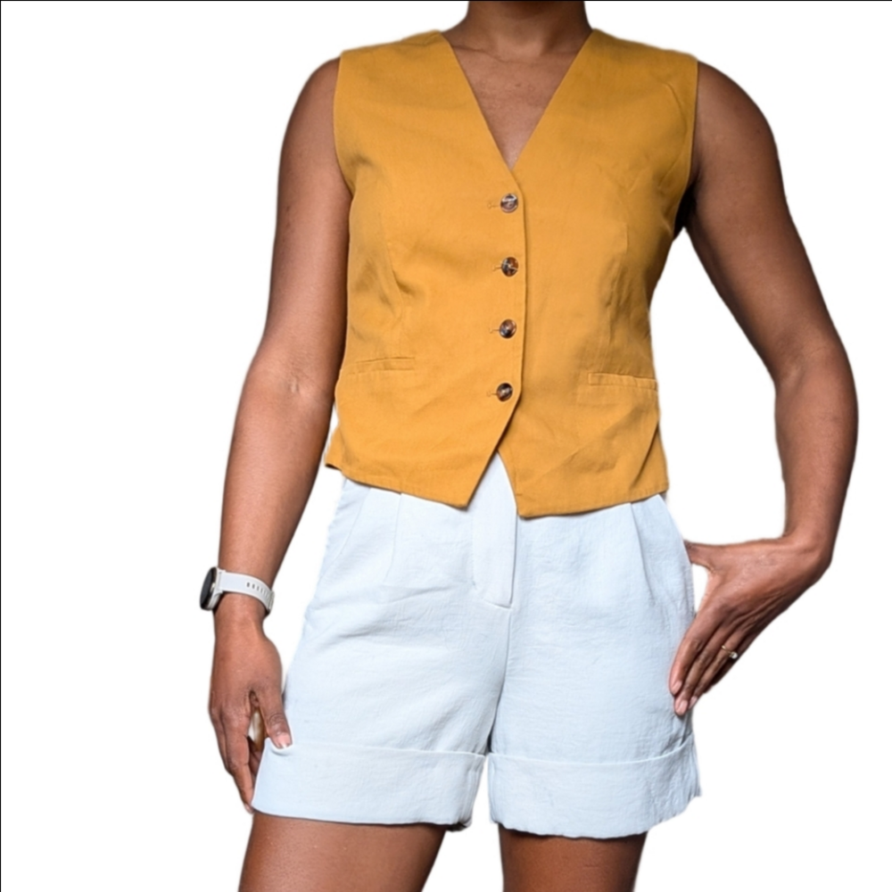 H&M Mustard Vest NWT - Picture 5 of 8